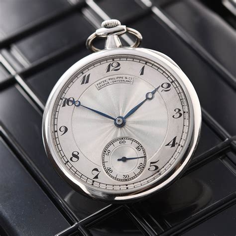 antique patek philippe platinum pocket watch